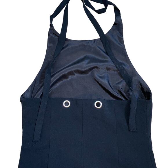 Urban Outfitters Dress Mini Black Halter NWT Size XS UO Silence & Noise - Picture 4 of 7